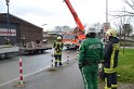 LKW riss Hoehenbegrenzung a Koeln Deutz Mole P242
